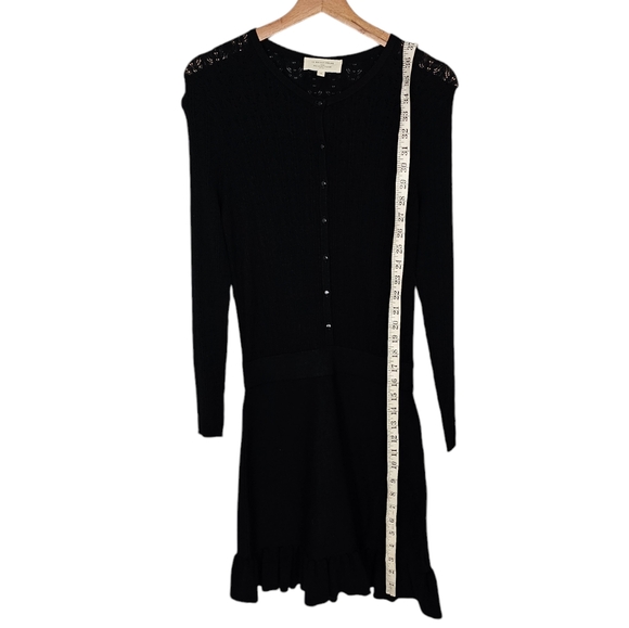 Sezane Diana Dress Black Mini Size Small - Picture 5 of 9